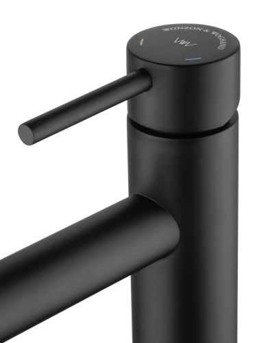 Смеситель Wonzon & Woghand WW-H1063-MB на раковину черный - фото 2