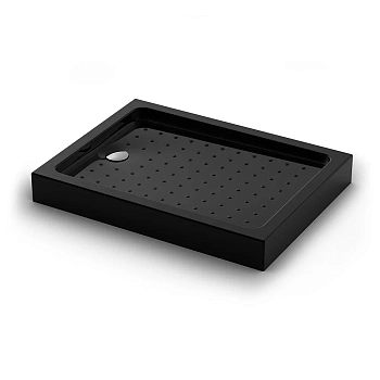 Душевой поддон акриловый Veconi Tezeo acrylic TZ54B-10080-C5 100х80 черный с ножками