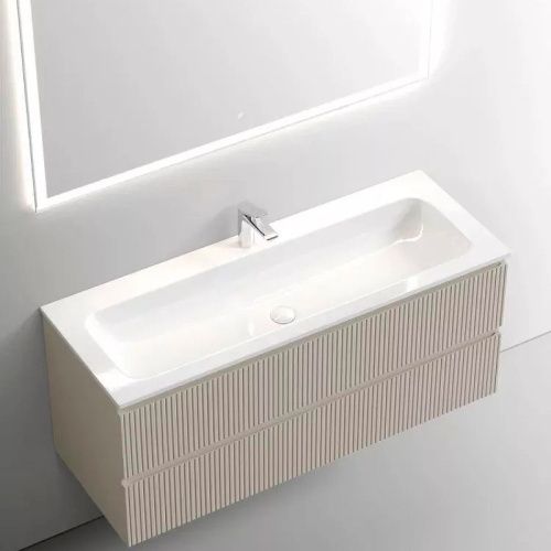 Тумба под раковину Sancos SNOB T SNT120CE 120х40 подвесная цвет бежевый - фото 5