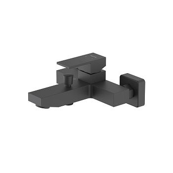 Смеситель для ванны Aquatek ЛИБРА AQ1640MB настенный черный