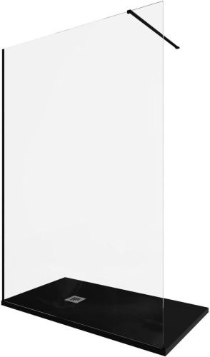 Душевая перегородка Allen Brau Infinity 3.21027.BBA 140х200 стекло прозрачное профиль черный - фото 3