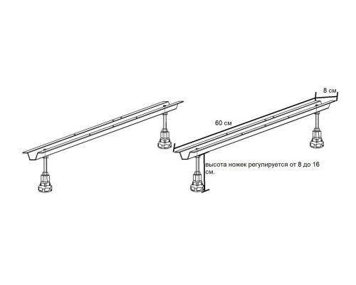 Ножки для ванны Aquatek KAR-0000047 - фото 5