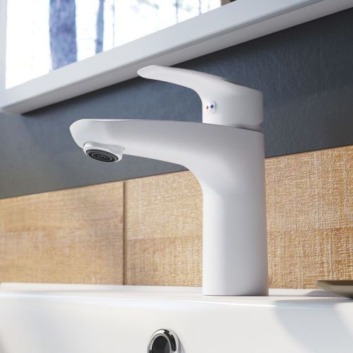 Смеситель IDDIS Ray RAYWT00i01 на раковину белый - фото 3