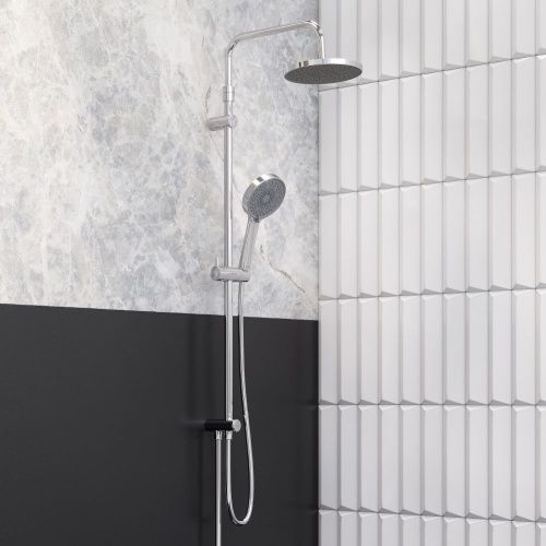 Душевая стойка Damixa Apollo 947000000 настенная цвет хром - фото 3