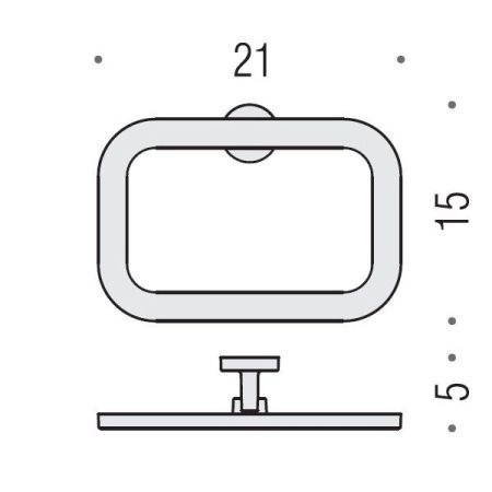 Полотенцедержатель Colombo Nordic B5231.CR