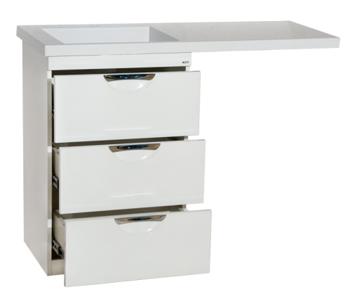 Тумба под раковину Misty Куба П-Куб01060-0113Я 60х50 напольная цвет белый - фото 5