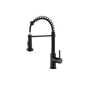 Смеситель для кухни Aquatek ЕВРОПА AQ1387MB на мойку черный