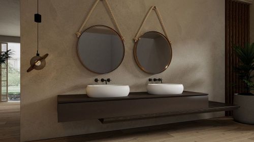 Раковина из искусственного камня Abber Stein AS2632 60х40 накладная цвет белый без отверстий под смеситель - фото 3