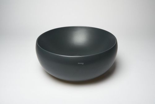 Раковина из сантехнического фарфора Galassia Dream 7333NEМТ 50х50 накладная цвет черный - фото 3