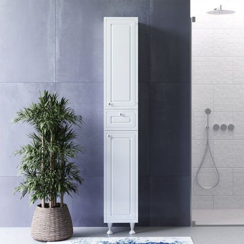 Шкаф-пенал Damixa Palace One M41CSR0303WG 30х190 напольный цвет белый