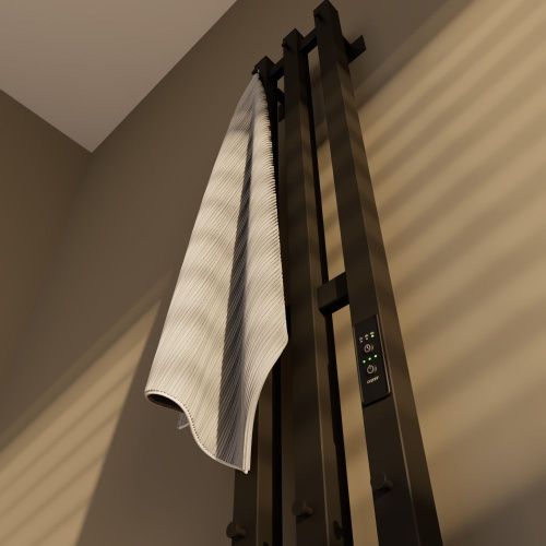 Полотенцесушитель электрический Altasan АргоПроф АргоПроф12017ЧМ 15х120 черный - фото 5