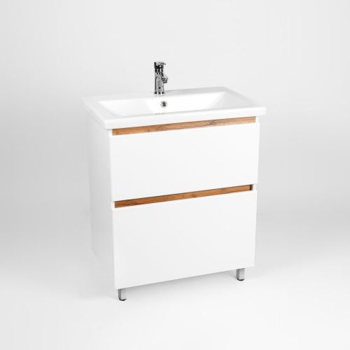 Тумба под раковину Viant Мальта VMAL70CO-T2Y 70х40 напольная цвет белый