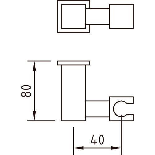 Держатель для душа Clever SAONA 96413 хром - фото 2