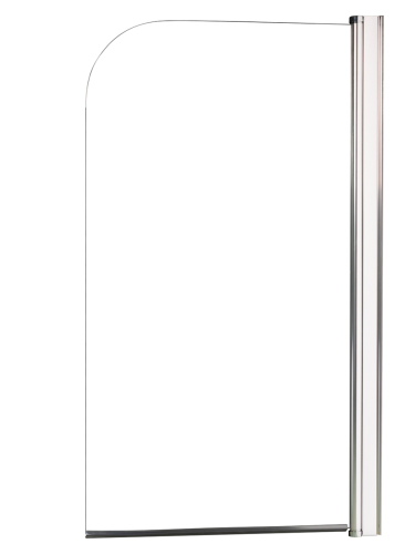 Душевая шторка на ванну River BAIKAL 10000001616 75х130 стекло прозрачное профиль хром ориентация универсальная - фото 3