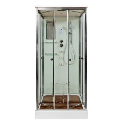 Душевая кабина AvaCan V9015 90х90 квадратная с крышей ориентация универсальная - фото 5