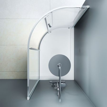 Душевой уголок Am.Pm Like W83G-302U120CT 120х80 стекло прозрачное профиль хром без поддона