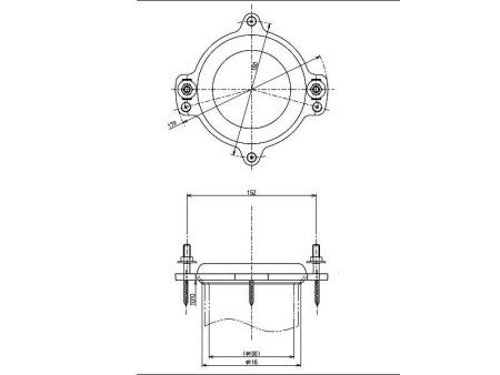 Фланец TOTO T53WR100