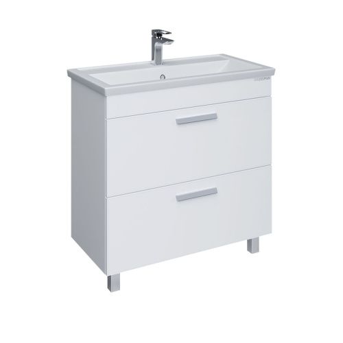 Тумба под раковину Grossman Нео 108019-1K 80х40 напольная цвет белый - фото 2