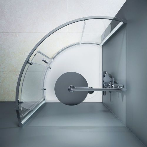 Душевой уголок Am.Pm Like W83G-315-090CT 90х90 стекло прозрачное профиль хром без поддона - фото 4