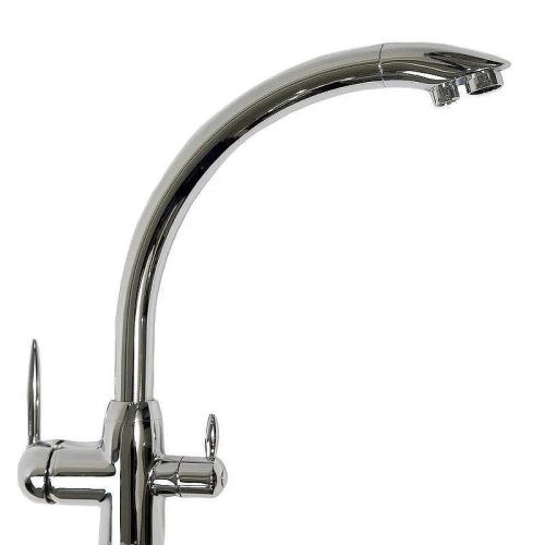 Смеситель для кухни Haiba HB76845 на мойку хром - фото 2