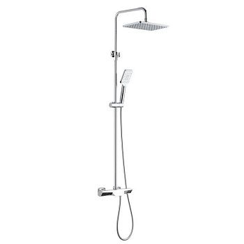 Душевая стойка Bond Cube B03-9400 настенная цвет хром с термостатом