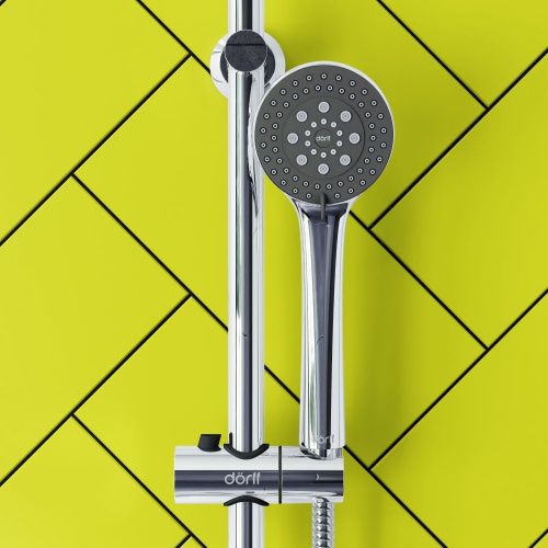 Душевой гарнитур Dorff Norma D0101000 настенный хром/серый - фото 4