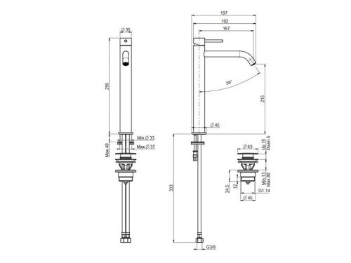 Смеситель Fima Carlo Frattini F3031XSCR на раковину хром - фото 3