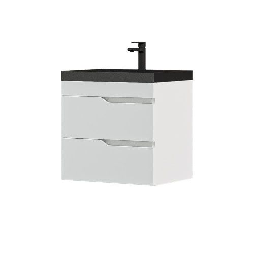 Тумба под раковину Corozo Теона SD-00001672 60х40 подвесная цвет белый - фото 2