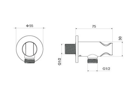 Шланговое подсоединение Aquatek AQ2460CR
