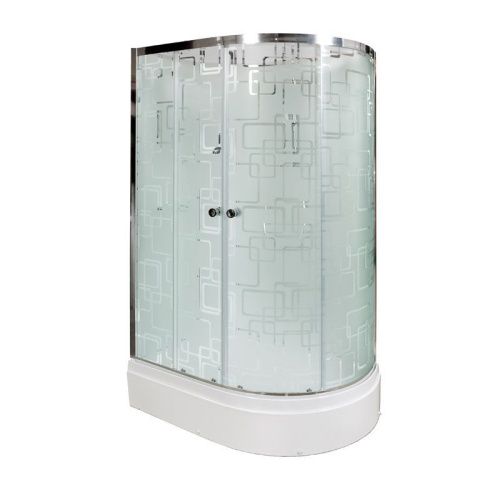 Душевая кабина AvaCan EM2712LNGM 120х80 асимметричная без крыши ориентация левая - фото 2