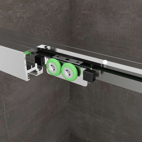 Душевая дверь Abber Komfort AG93170 170х200 стекло прозрачное профиль хром - фото 4