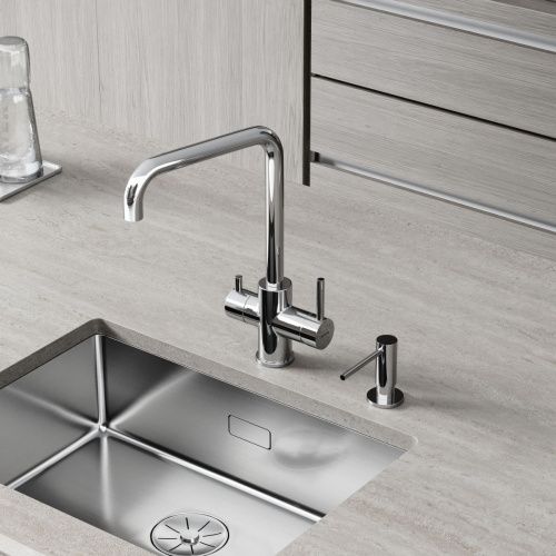 Смеситель для кухни Sancos Vela SC4013CH на мойку хром - фото 5