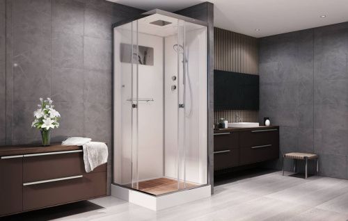 Душевая кабина AvaCan K401S 100х100 квадратная с крышей ориентация универсальная - фото 2