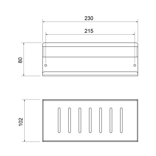 Полка в ванную комнату Timo Luiro 18579/00 - фото 2