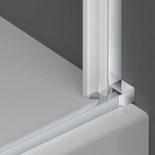 Душевая дверь Vincea Alpha VDP-3AL650MT 65х195 стекло текстурное профиль хром - фото 5