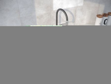 Кухонная мойка Paulmark GERBERG 78F UNI PM217844-BS 45х40 цвет серый поверхность брашированная