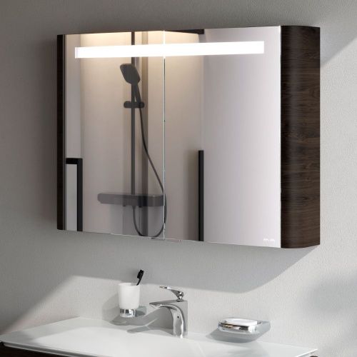 Зеркало-шкаф Am.Pm Sensation M30MCX1001TF 100х70 подвесной цвет серый - фото 4