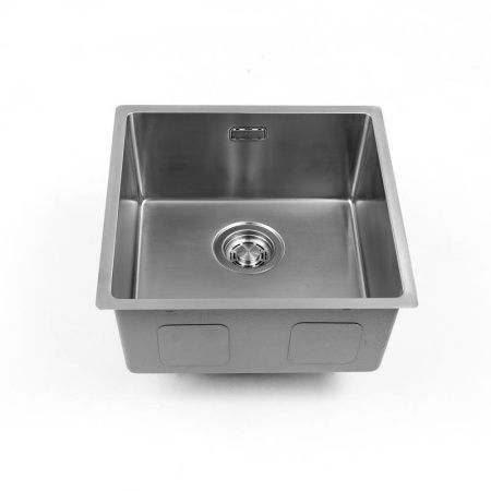 Кухонная мойка Grandex Aqua 501135 45х45 цвет серый поверхность матовая