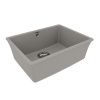 Кухонная мойка LeMark Sinara 540-u 9910075 55х40 цвет серый поверхность матовая