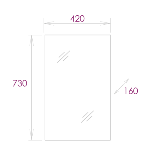 Зеркало-шкаф Onika Венеция 204201 40х70 подвесной цвет белый - фото 3