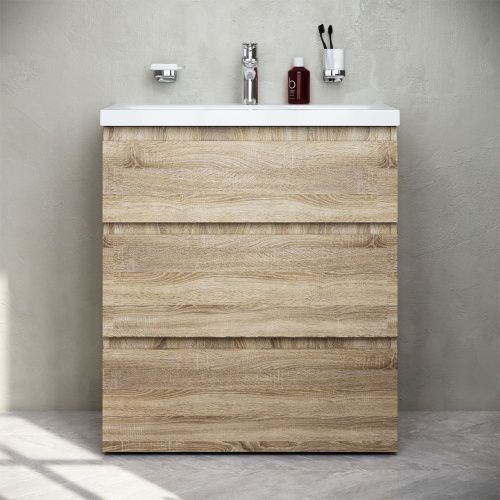 Тумба под раковину Am.Pm Gem S M91FSX0752OF 80х40 напольная цвет коричневый