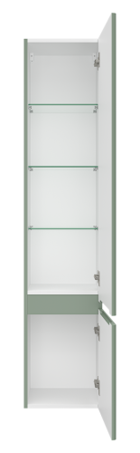 Шкаф-пенал Brevita Victory VIC-05035-080R 40х170 подвесной цвет зеленый - фото 3