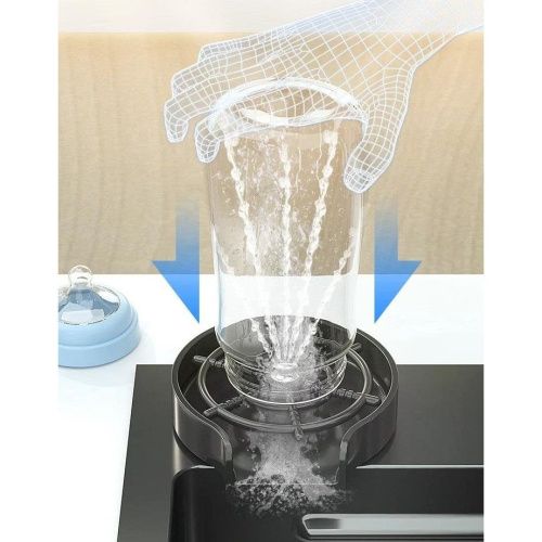 Кухонная мойка Savol S-SC003Q 75х45 цвет серый поверхность матовая - фото 5