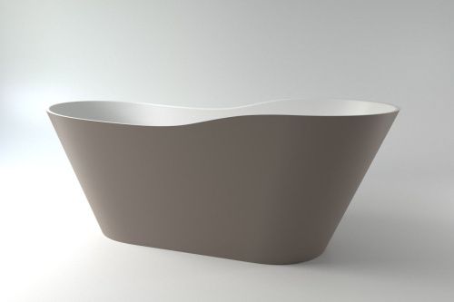 Ванна из искусственного камня Holbi AFRODITA 1.01.005.11.2 160х70 отдельностоящая овальная