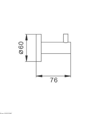 Крючок D-Lin D281111