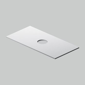 Столешница Am.Pm Func M8FST1001WG 100х50 накладная цвет белый