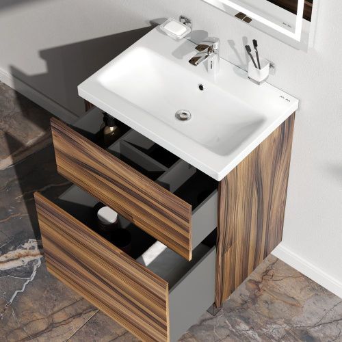 Тумба под раковину Am.Pm Gem M90FSX0602HF 60х40 напольная цвет коричневый - фото 4