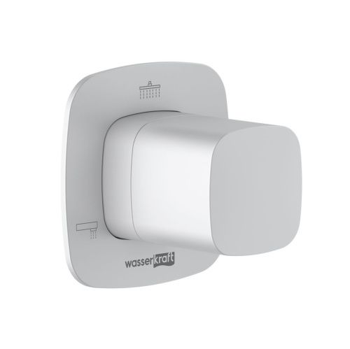 Переключатель на 3 выхода Wasserkraft Saale 9500 A267 встраиваемый в стену белый - фото 2