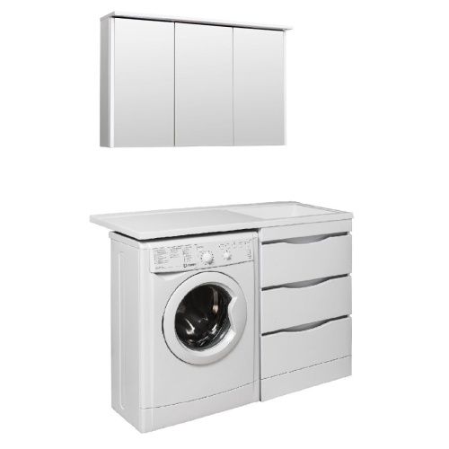 Зеркало-шкаф Runo Лира 00-00000254 110х70 подвесной цвет белый - фото 4