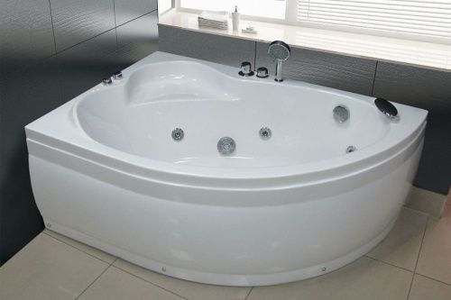 Ванна акриловая Royal Bath ALPINE RB819103L 140х95 пристенная асимметричная без каркаса - фото 2